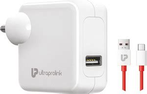 Ultraprolink 30 W Qualcomm 3.0 Wall Charger for Mobile with Detachable ...