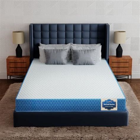SleepyHug AirCell Ortho Luxe Plus 6 inch Orthopedic Mattress, CoolFlow ...