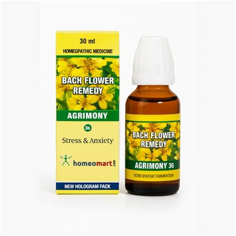 Bach Flower Agrimony – Relief for Hidden Worries & Anxiety – Homeomart