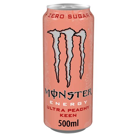 Monster Energy Drink Ultra Peachy Keen Zero Sugar 500ml | One Stop