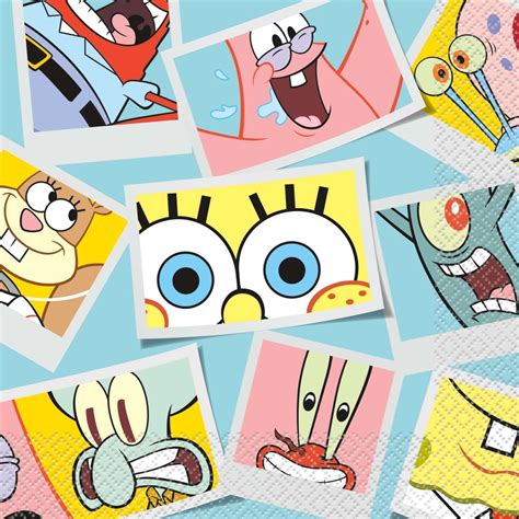 SpongeBob SquarePants Lunch Paper Napkin | Party Supplies – Party Expert