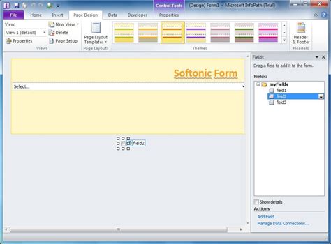 Using Microsoft InfoPath 的图像结果