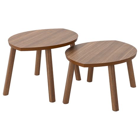 STOCKHOLM nesting tables, set of 2, walnut veneer - IKEA