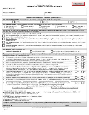 Bfs 103 Cdl Certification Form - Fill and Sign Printable Template Online
