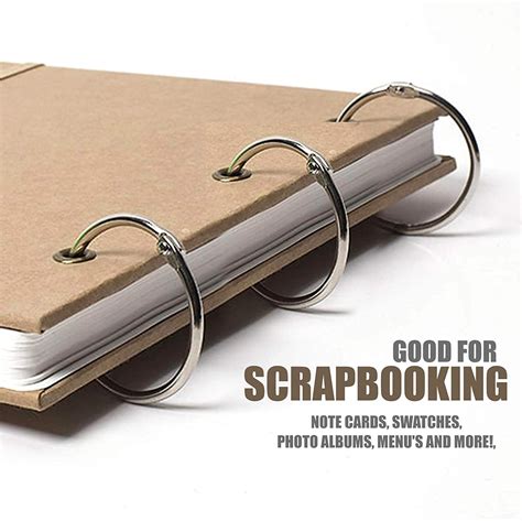 Loose-Leaf Binder Rings, 5/8" Size, Silver - Ring Binder Depot