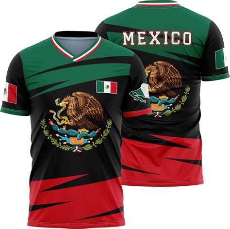 Amazon.com: Men's Mexico Soccer Jersey, Mexican Flag Jerseys Sports ...