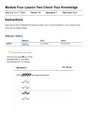 Module 4 Lesson 2 Knowledge Check 的图像结果