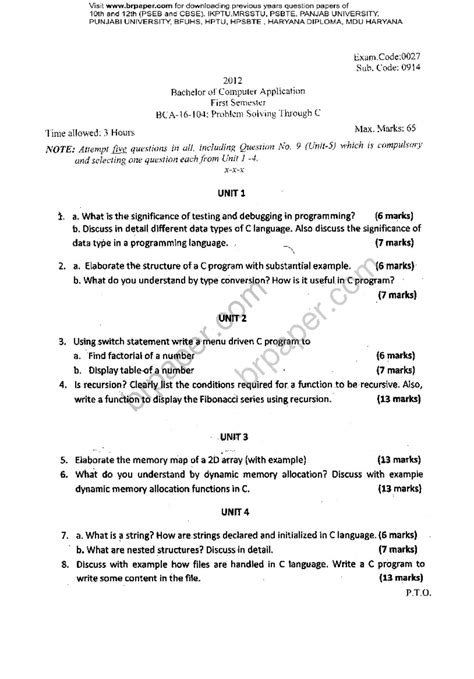 PSTC(1st)Dec2021 - Previous year - Computer Networks - brpaper brpaper ...