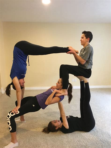 Advanced 3 Person Yoga Poses