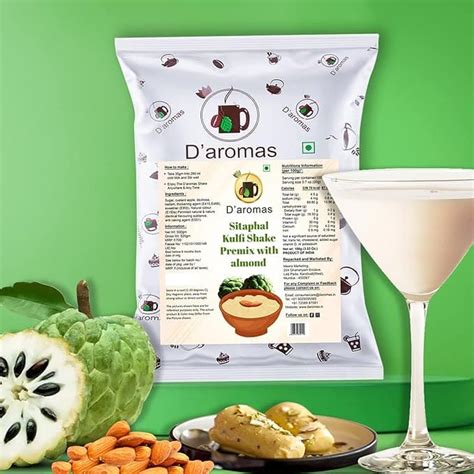 Sitaphal kulfi shake Premix Powder – Daromas