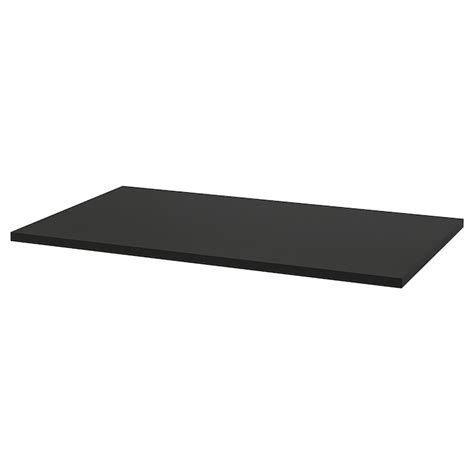 IDÅSEN Table top, black, 120x70 cm - IKEA
