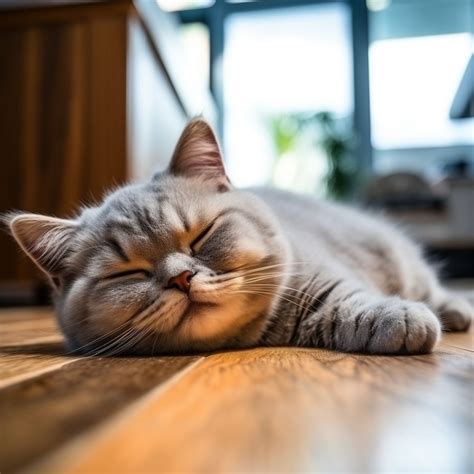Why Your Cat Prefers Sleeping On The Floor. Why Does My Cat Sleep On ...
