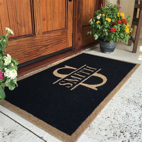 The Most Durable and Elegant Custom Door Mat Available. - Etsy | Door ...