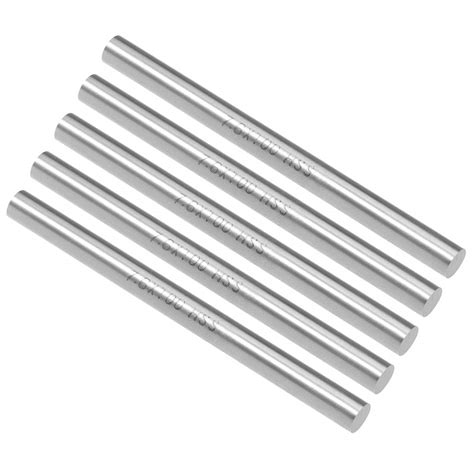 uxcell Round Steel Rod, 7.6mm HSS Lathe Bar Stock Tool 100mm Long, for ...