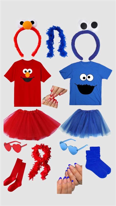 Cookie Monster Elmo Costumes