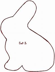 Image result for Rabbit Cut Out Pattern