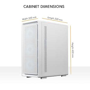 Amazon.in: Buy Circle Gladius M1 Mid- Tower Computer Case | Gaming ...