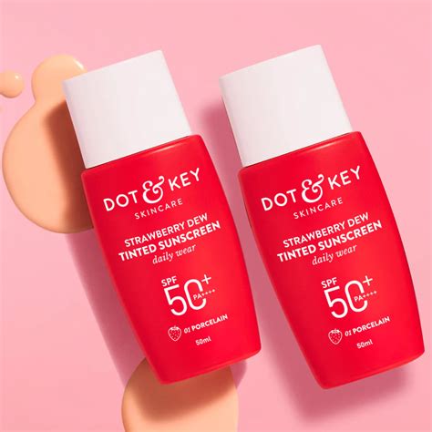 Dot & Key Tinted Sunscreen Porcelain 01 - Pack of 2