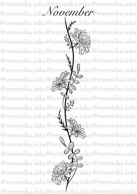 November Birth Month Flower