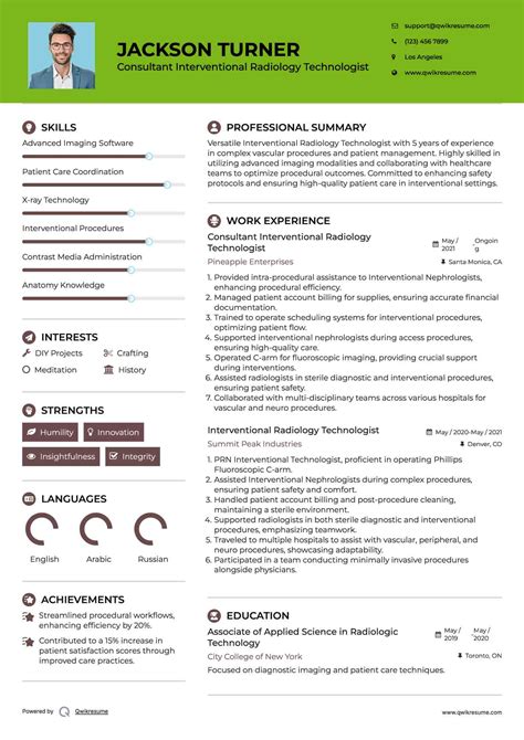 10+ Interventional Radiology Technologist Resume Samples & Templates ...