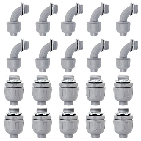 1/2 inch Liquid Tight Connector PVC Flexible Conduit Connector UL ...