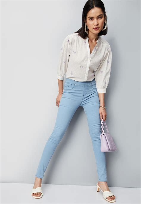 Buy Women Embroidered Band Collar Top Online at just Rs. 799.0 ...