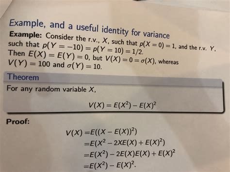 Image result for Independent Prob Dist Variance Example