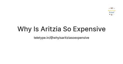 Why Is Aritzia So Expensive — Teletype