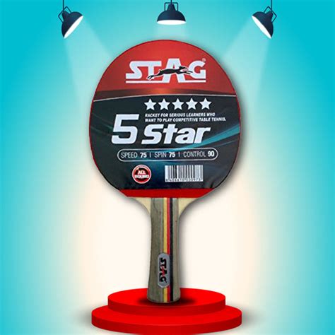 Buy Stag Global 5 Star Table Tennis Bat Online SCS Sports