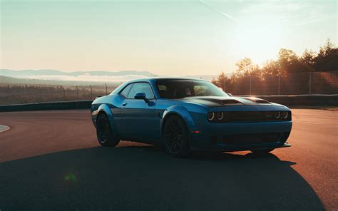3840x2400 Royal Blue Dodge Challenger 4K ,HD 4k Wallpapers,Images,Backgrounds,Photos and Pictures