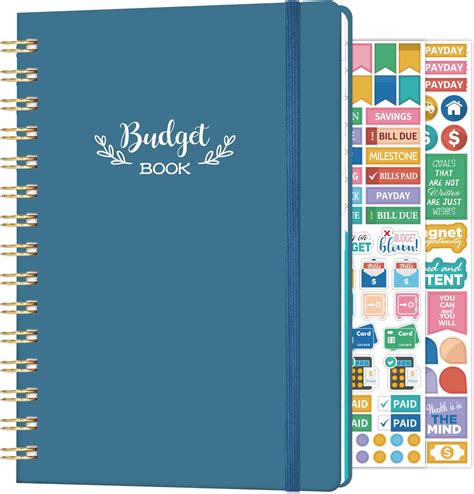 Amazon.com : SKYDUE PU Budget Planner, A5 Budget Book, Monthly Bill ...
