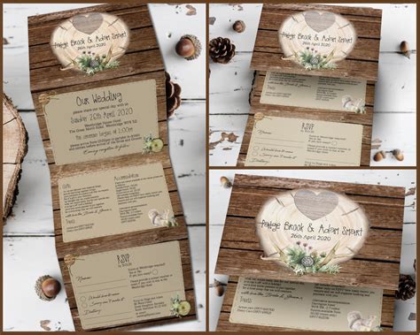 Rustic Wedding Invitations Hobbycraft at Beth Heard blog