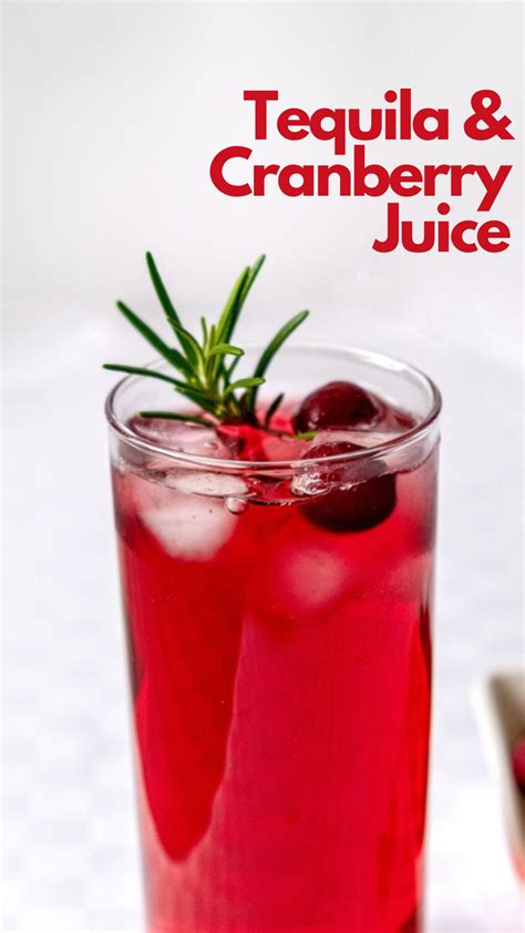 13 Best Drinks To Mix With Tequila | Recipe | Cranberry juice cocktail ...