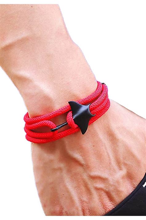 Pulsera marinera manta raya con cordón Pulsera Marinera SG-56886 Red ...
