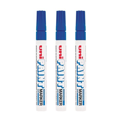 UNI-BALL PX20 Paint Markers | Blue Ink (Pack of 3) : Amazon.in: Toys ...