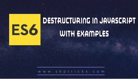 Image result for Destructuring JavaScript