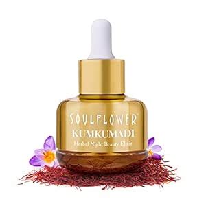 Soulflower Kumkumadi Tailam Oil - Pure, Natural Skin Moisturizer and ...
