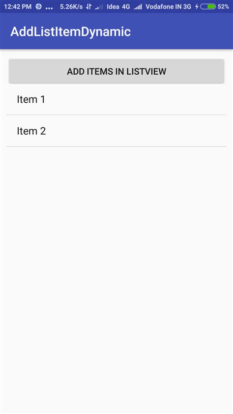 Android ListView AddItem 的图像结果