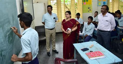 NTR Collector shocked after Class IX, X students fail to write in ...