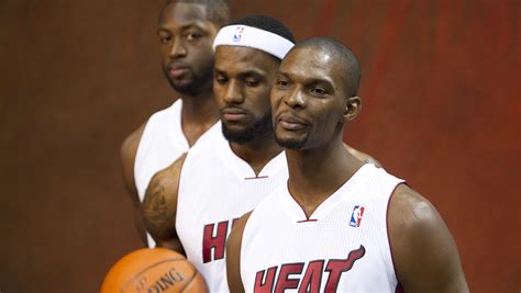 Dwyane Wade, Lebron James Et Chris Bosh Lebron James Wade Chris Bosh