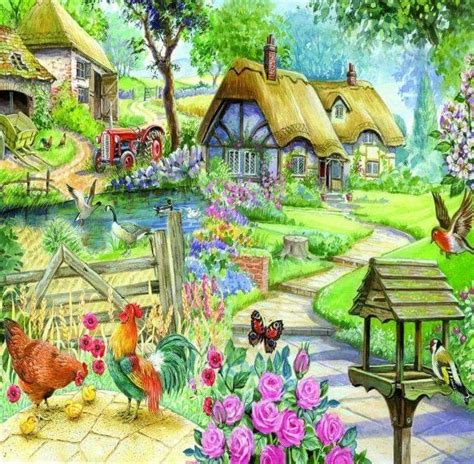 Wiosna na wsi - puzzle online