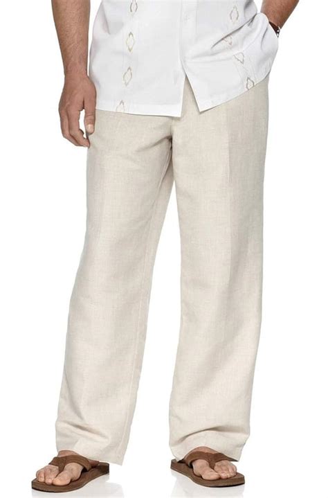 Buy WZIKAI Mens Casual Linen Lightweight Drawstring Yoga Beach Pants ...