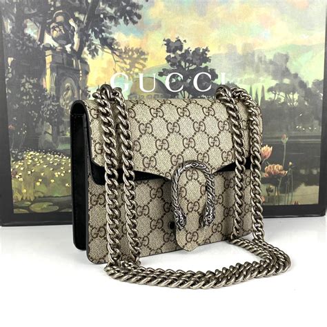 gucci canta dionysus gg supreme mini siyah 20x15.5 cm