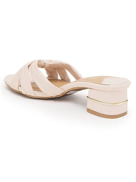 Shop Rocia By Regal Beige Women Knotted Classic Sandals Online