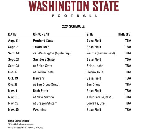 wsu football schedule 2026