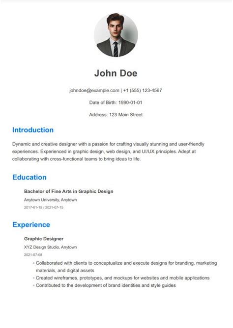Resume Examples Free 的图像结果