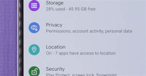 Android Turn This Off Setting Privacy 的图像结果
