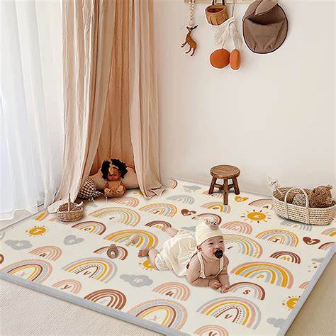 Baby Play Mat for Floor, 0.6'' Thicken 79 X 71 inch Extra Large Baby ...