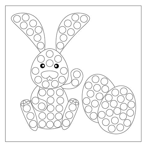 Do A Dot Art Easter - 10 Free PDF Printables | Printablee