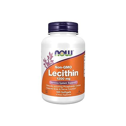 Buy Now Foods Lecithin 1200mg, Soft-gels, 100-Count Online at Low ...